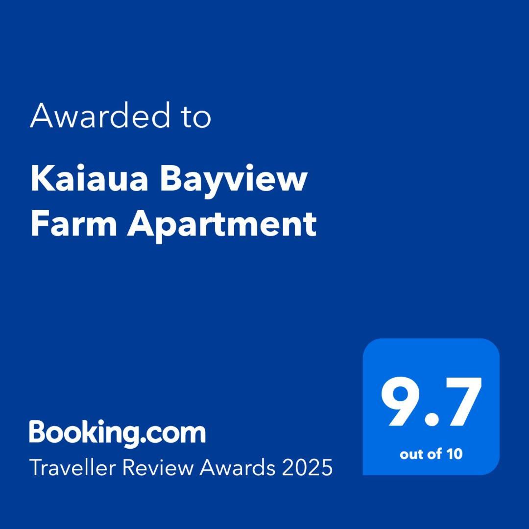 Kaiaua Bayview Farm Apartment 오클랜드 외부 사진